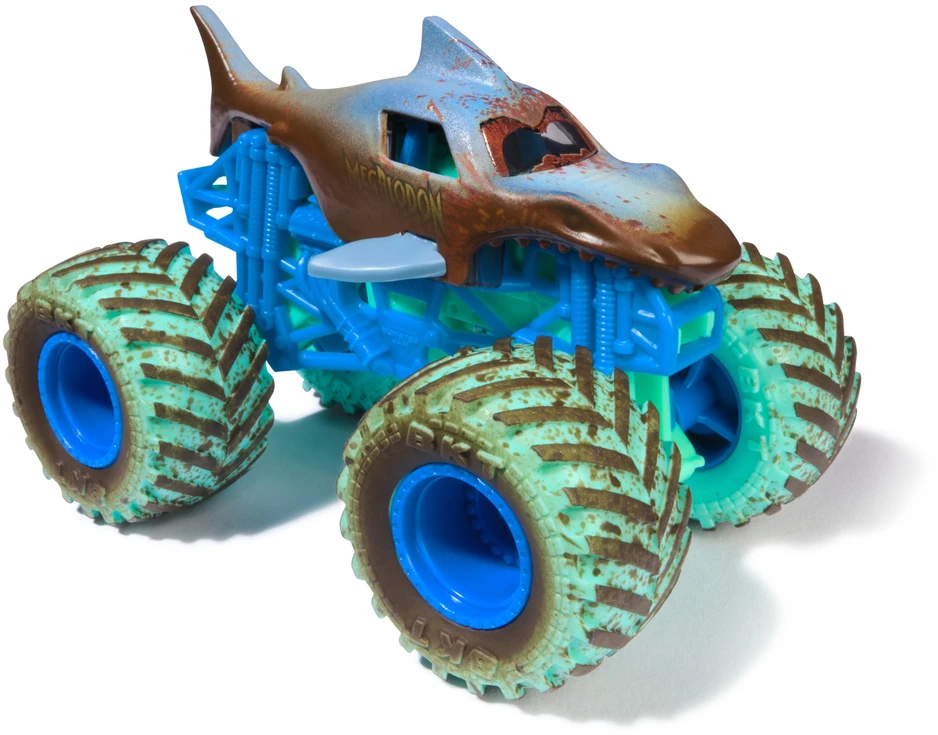 MONSTER JAM 1:64 spalvą keičiantis visureigis Mud Blasters, asort., 6072638