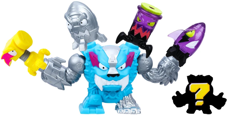 BEAST LAB MR Figūrėlės, 6 vnt., 2,5 cm