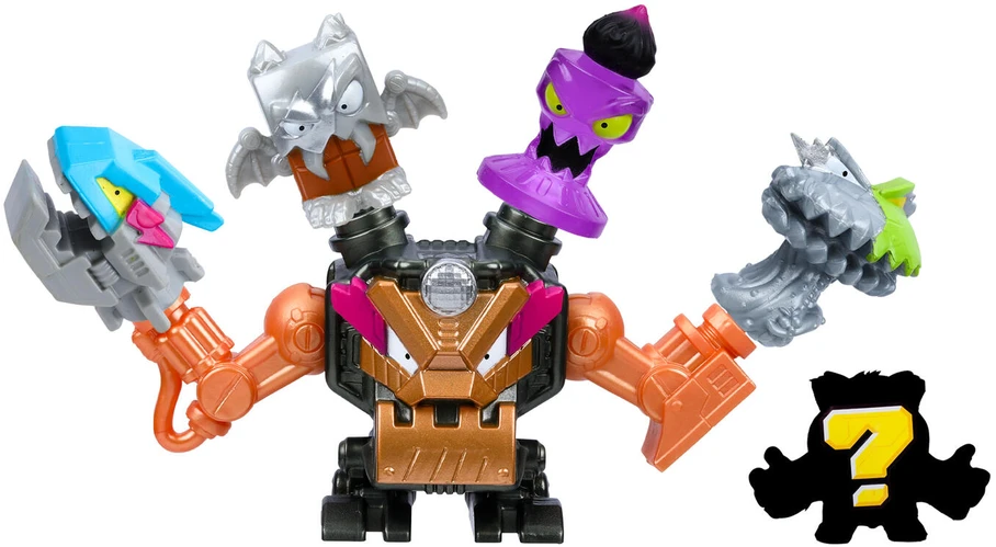 BEAST LAB MR Figūrėlės, 6 vnt., 2,5 cm