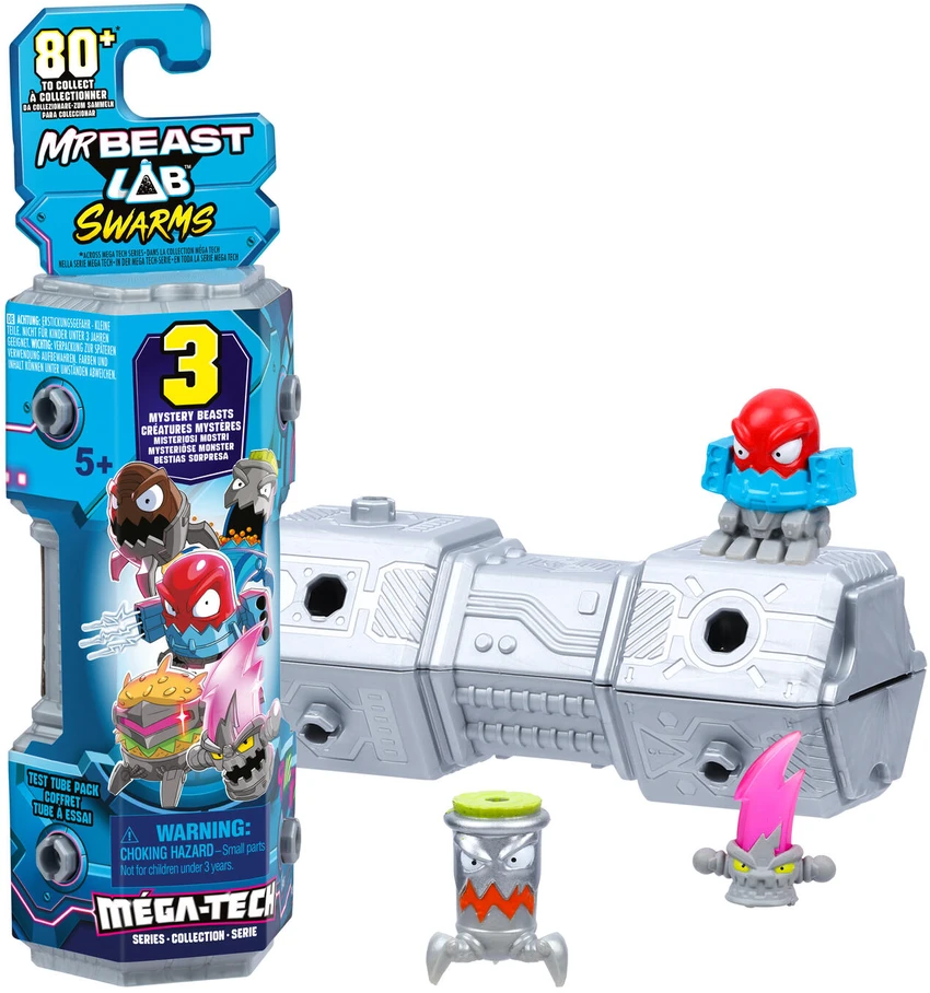 BEAST LAB MR Figūrėlės tūbelėje, 3 vnt., 2,5 cm