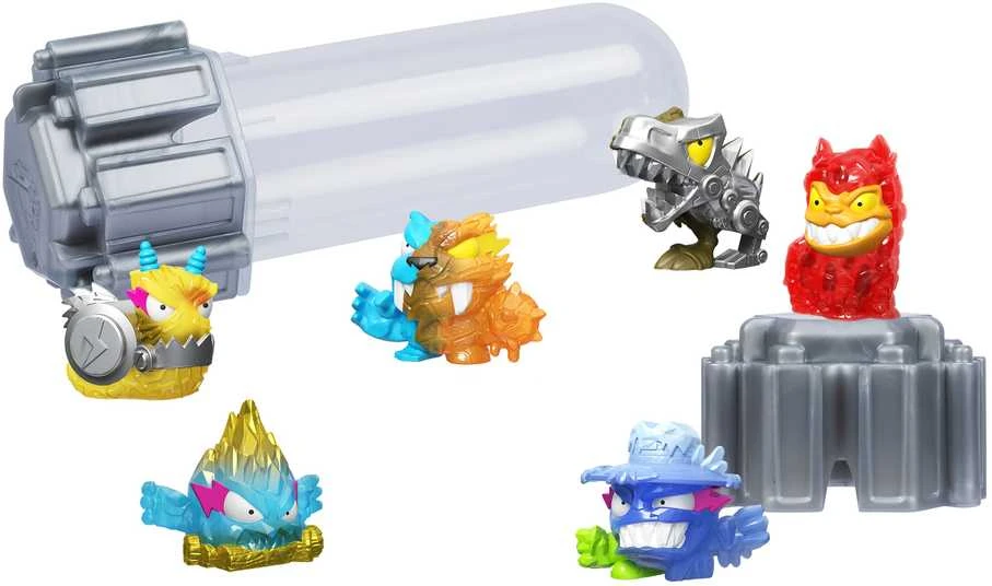 Usorteret BEAST LAB MR Figūrėlės tūbelėje, 6 vnt., 2,5 cm