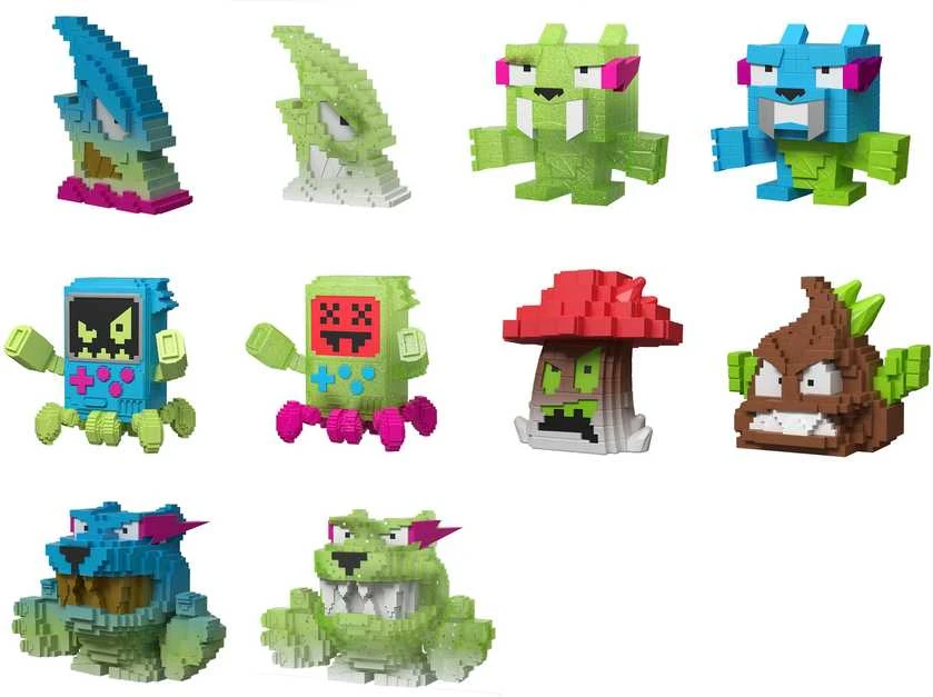 Usorteret BEAST LAB MR Figūrėlės tūbelėje, 6 vnt., 2,5 cm