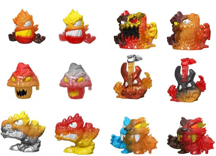 Usorteret BEAST LAB MR Figūrėlės tūbelėje, 6 vnt., 2,5 cm