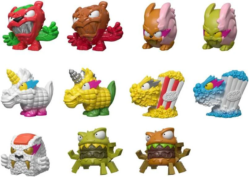 Usorteret BEAST LAB MR Figūrėlės tūbelėje, 6 vnt., 2,5 cm