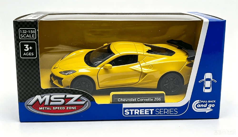 MSZ Automobilio modelis 2024 Chevrolet Corvette C8 Z06 , skalė 1:43