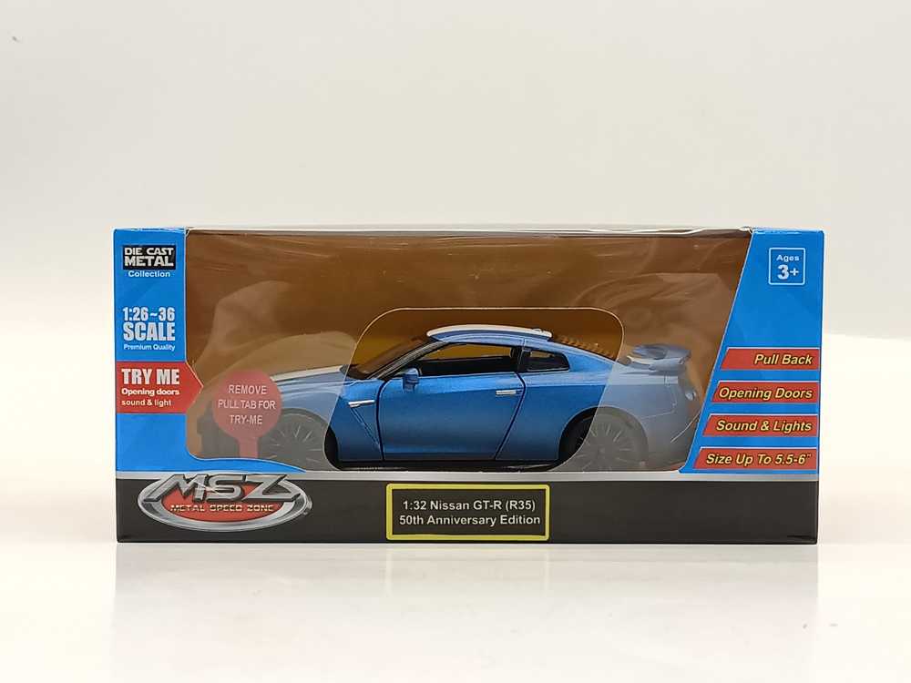 MSZ Automobilis Nissan GT-R 1:32 metalo mašina