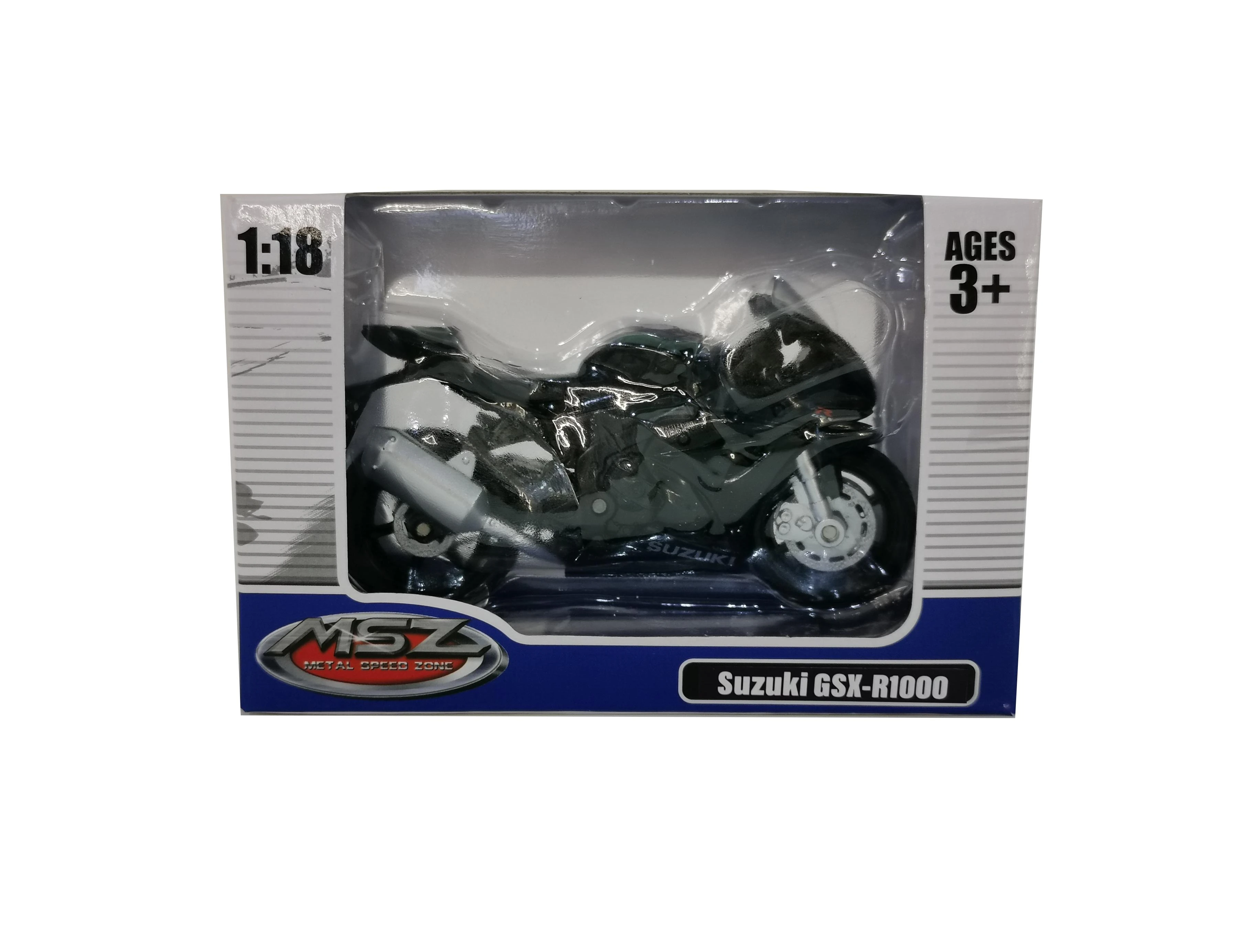 MSZ Motociklas SUZUKI GSR-R1000, 1:18