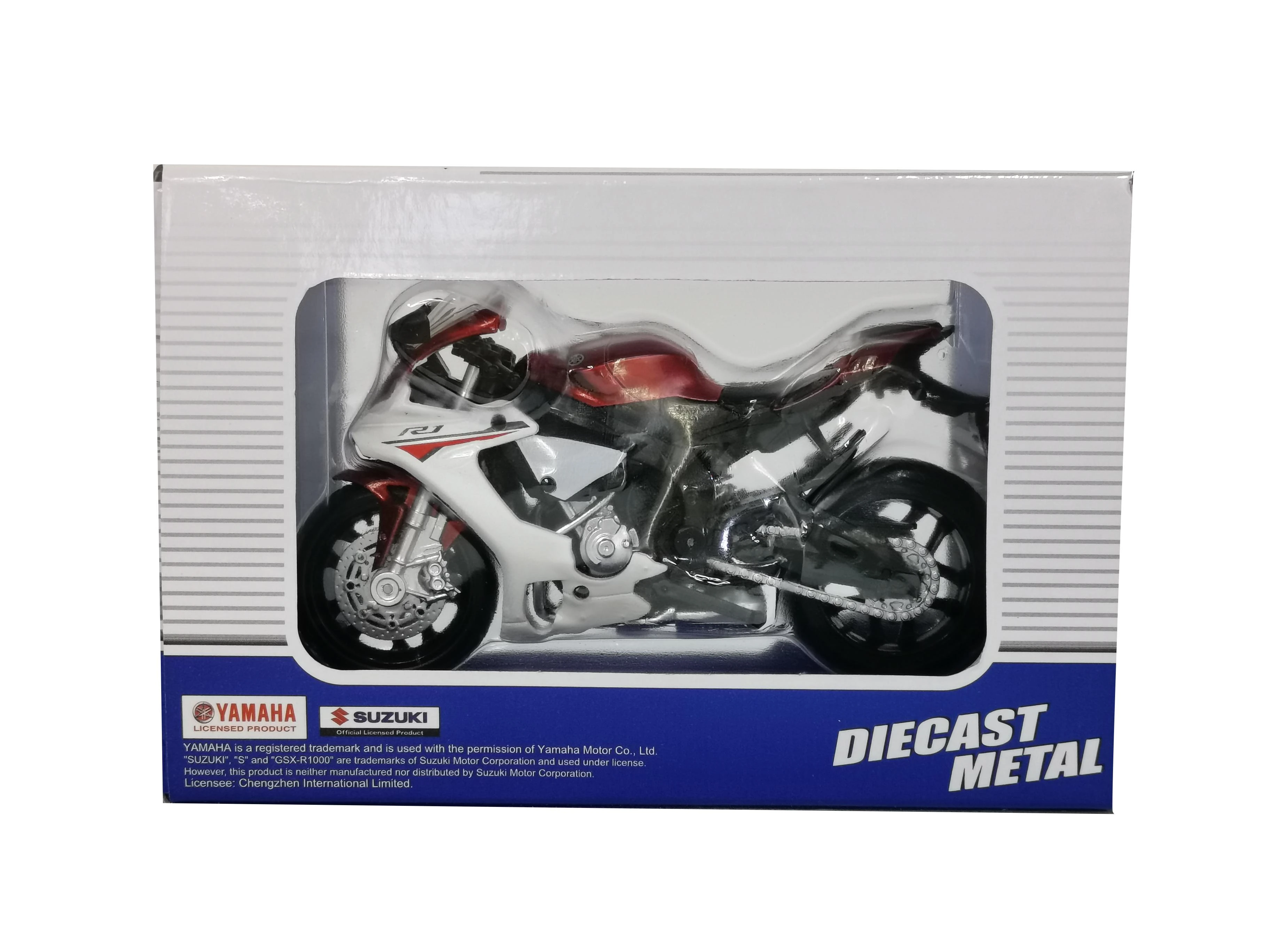 MSZ Motociklas YAMAHA YZF-R1, 1:18
