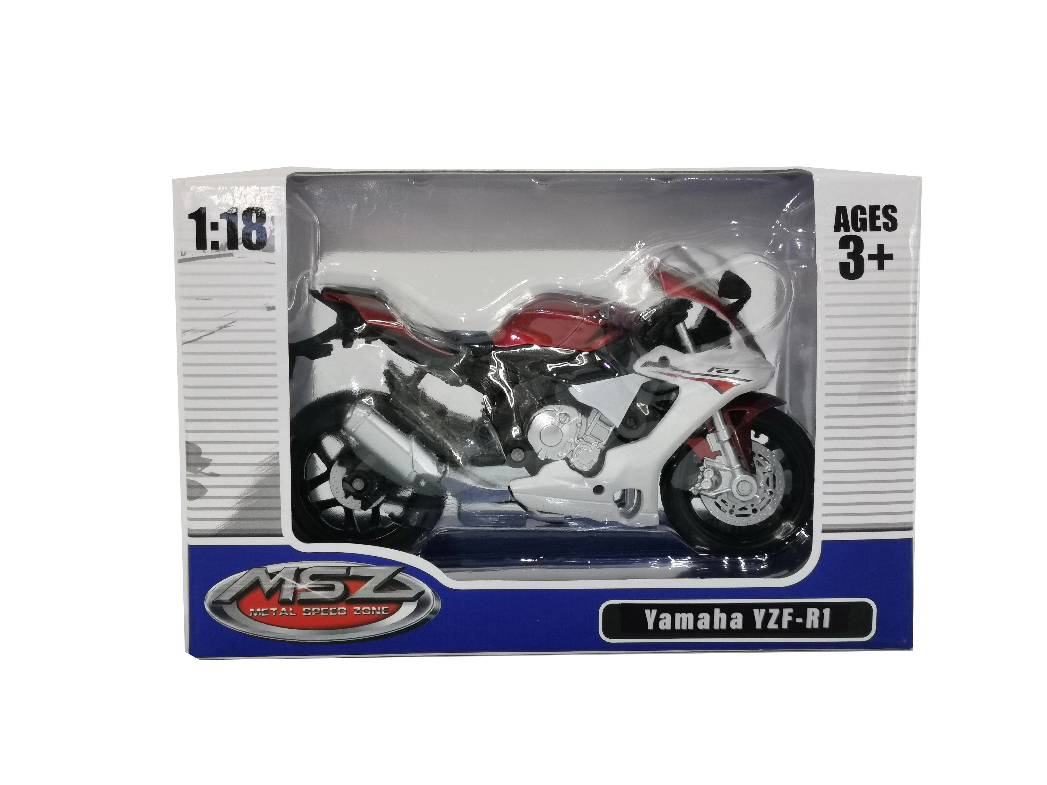 MSZ Motociklas YAMAHA YZF-R1, 1:18