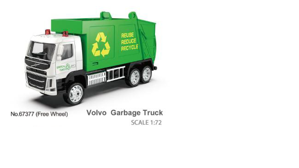 MSZ Šiukšliavežė VOLVO, 1:72
