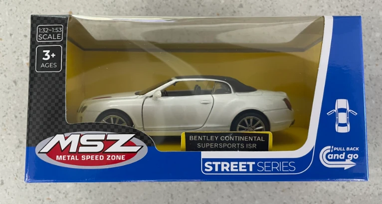 MSZ v Bentley Continental Supersports ISR, skalė 1:43