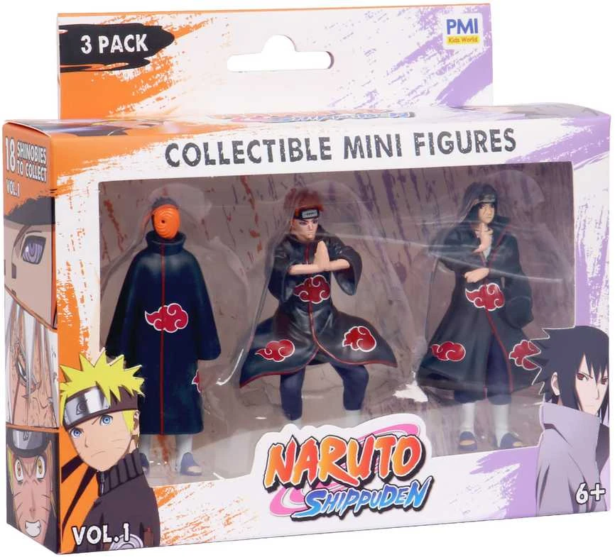NARUTO Figūrėlės, 3 vnt., 7 cm