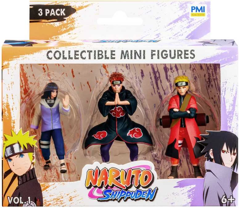 NARUTO Figūrėlės, 3 vnt., 7 cm
