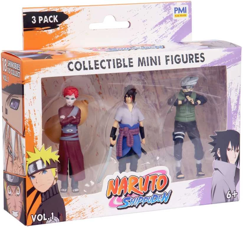 NARUTO Figūrėlės, 3 vnt., 7 cm