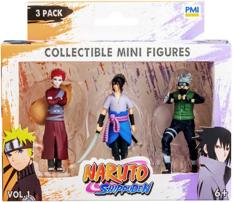 NARUTO Figūrėlės, 3 vnt., 7 cm