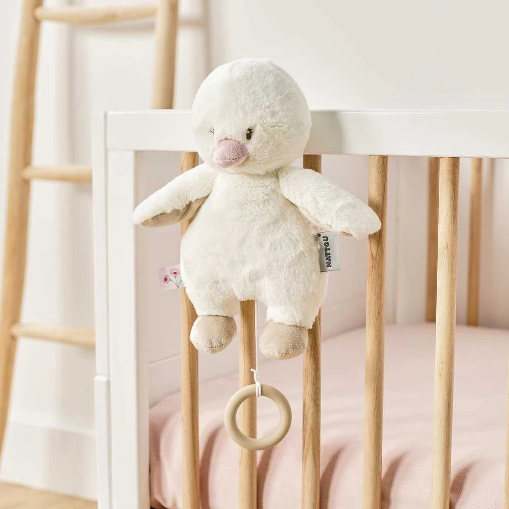 NATTOU Fanfan musical plush toy baby duck, 28cm