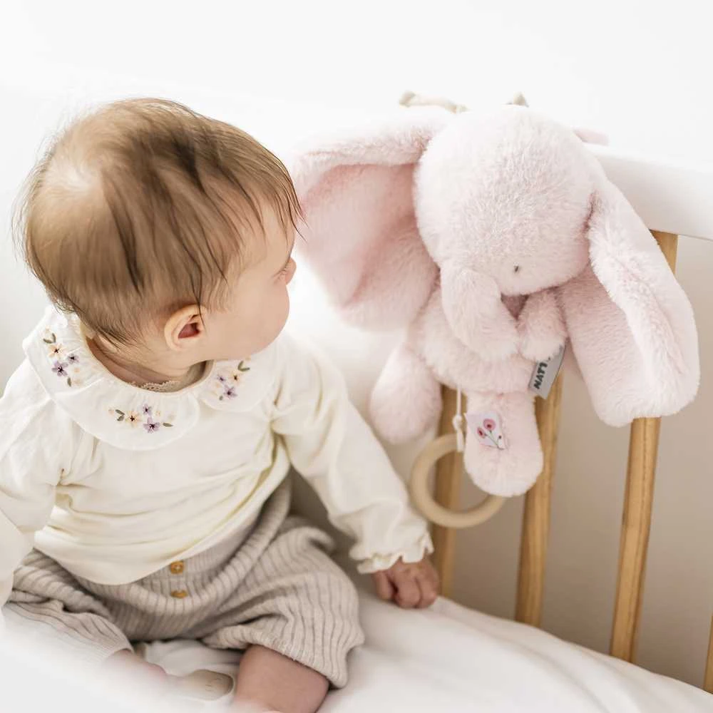 NATTOU Fanfan musical plush toy elephant pink, 25cm