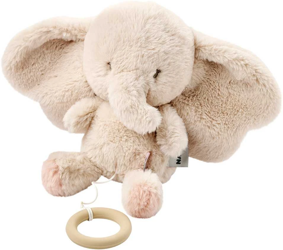 NATTOU Fanfan musical plush toy elephant sand, 25cm