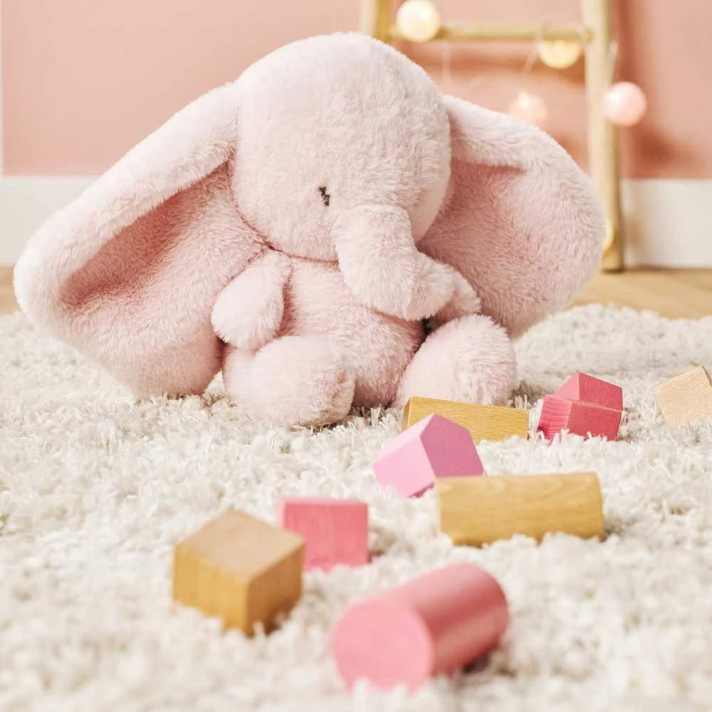 NATTOU Fanfan plush toy elephant pink, 26cm