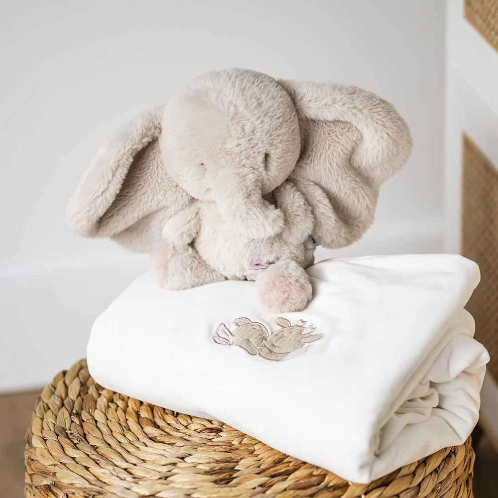 NATTOU Fanfan plush toy elephant sand, 26cm