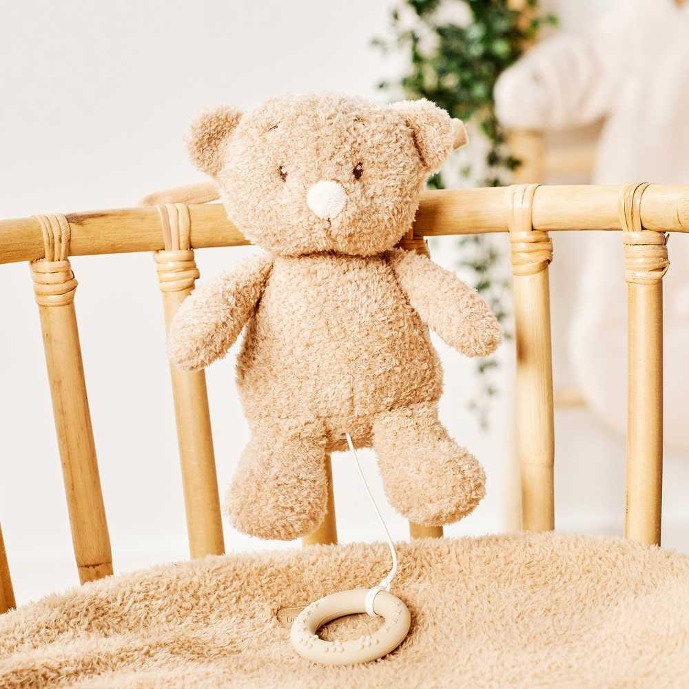 NATTOU TEDDY Muzikinis meškutis, 16 cm