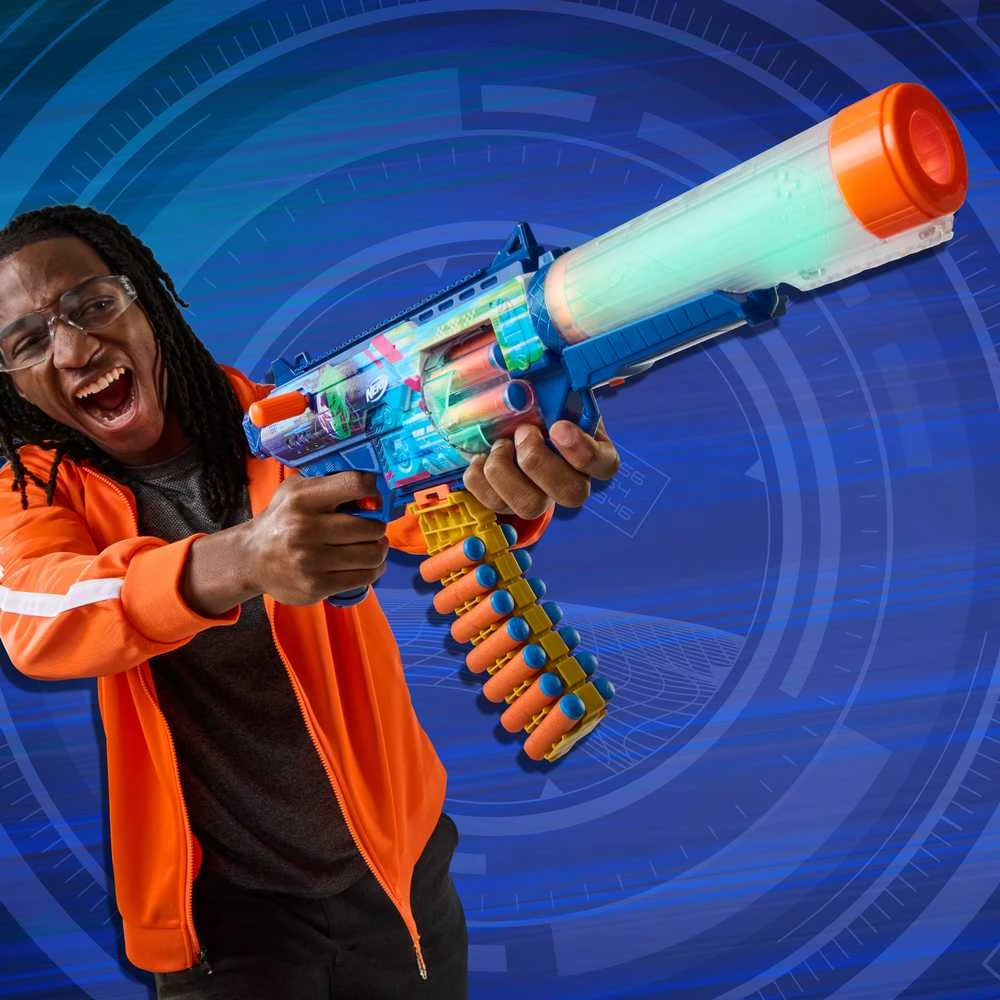 Žaislinis šautuvas Nerf Loadout Blaster Cyberlight Ghost