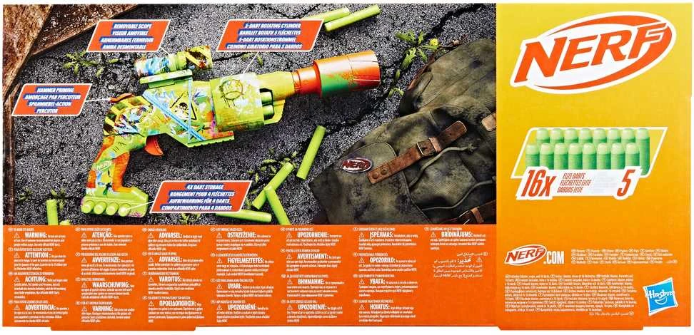 Hasbro NERF Zombių šautuvas DRILLER