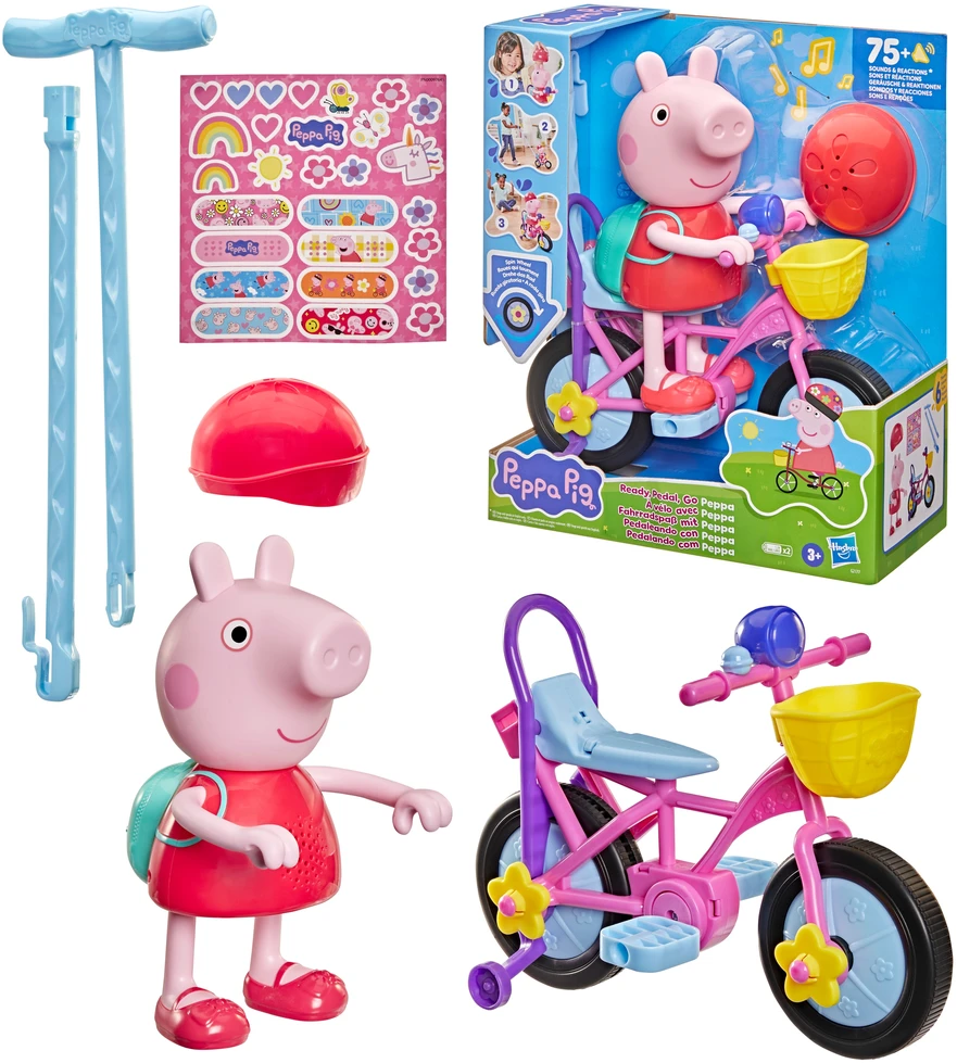 Peppa Pig Interaktyvus rinkinys „Pepa su dviratuku“