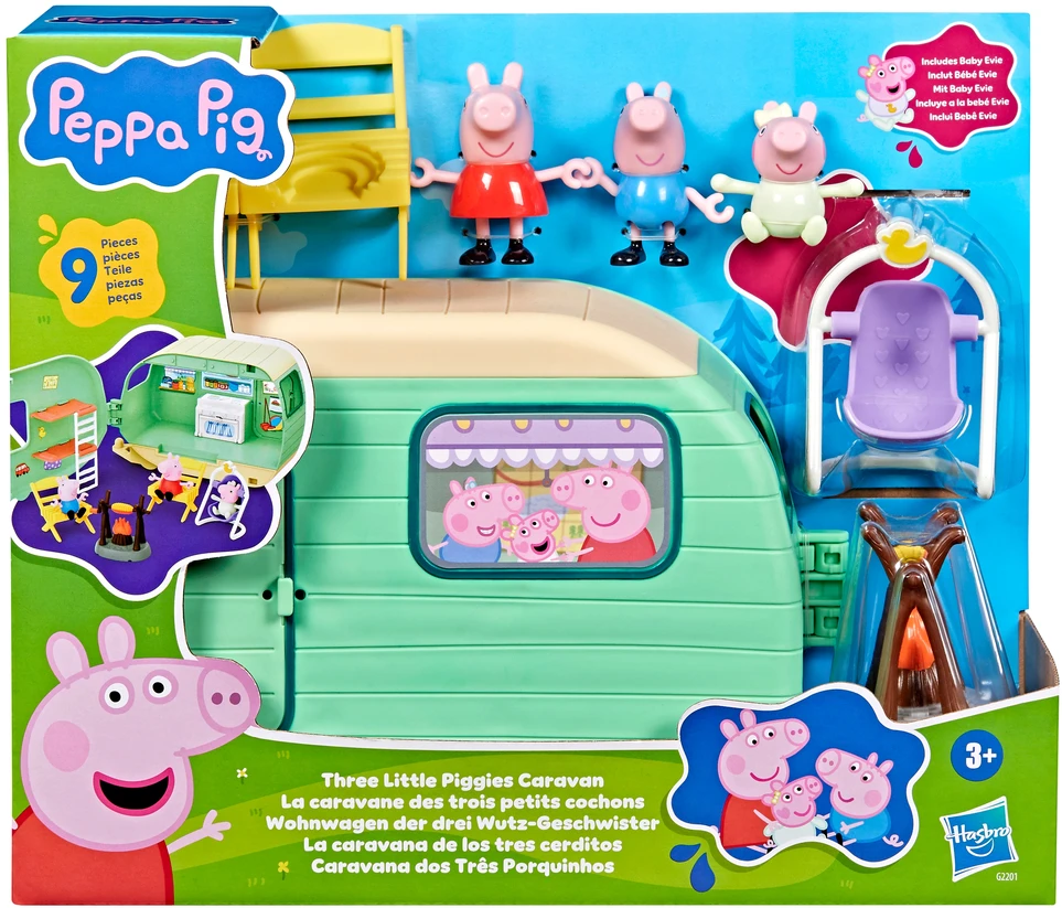Hasbro Peppa Pig - Trijų mažų paršelių karavanas (347-220150)