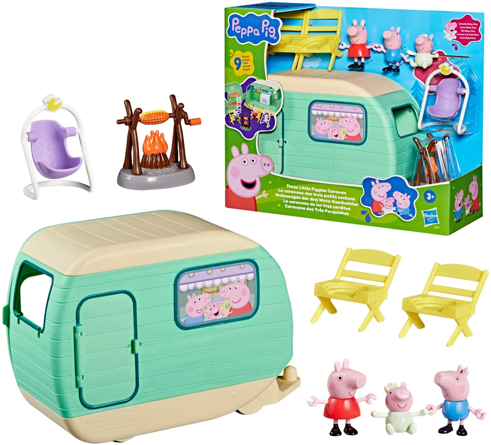 Hasbro Peppa Pig - Trijų mažų paršelių karavanas (347-220150)