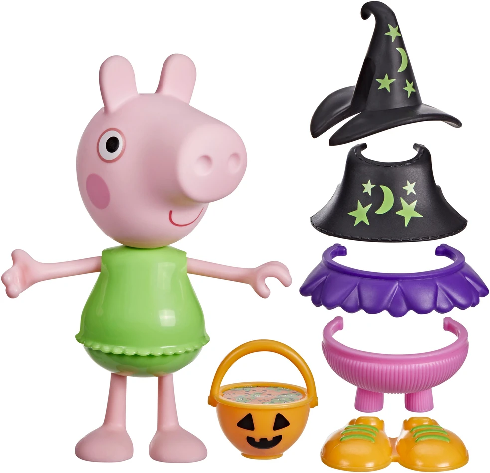 Peppa Pig Rinkinys „Pepa ir draugai: Helovinas“, 15 cm