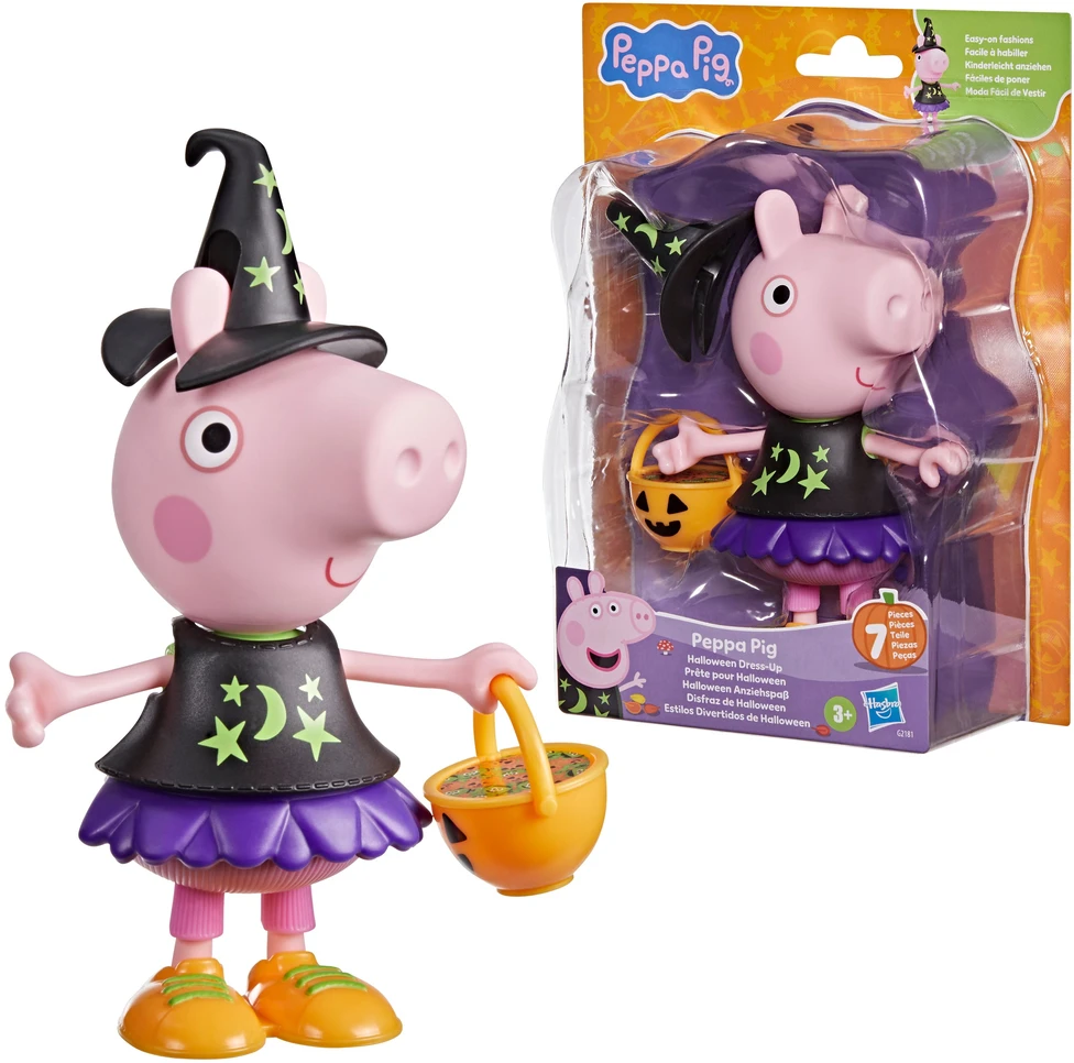 Peppa Pig Rinkinys „Pepa ir draugai: Helovinas“, 15 cm