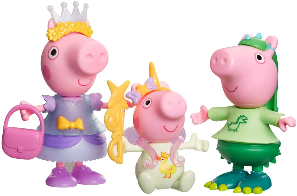 Peppa Pig Rinkinys „Pepa ir draugai: madų vakarėlis“, 15 cm