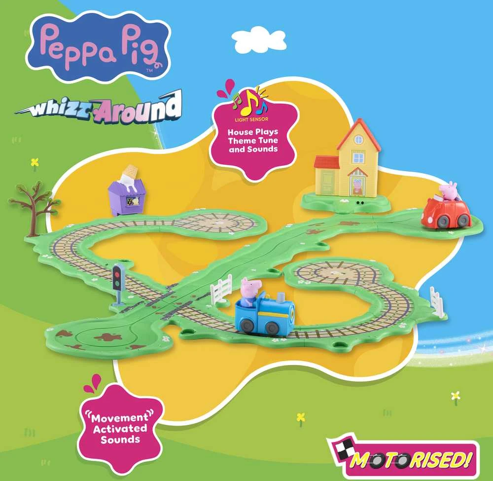 Peppa Pig Whizz Around Peppos dienos išvykos žaidimų rinkinys
