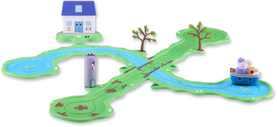 Peppa Pig Whizz Around Peppos upės žaidimų rinkinys