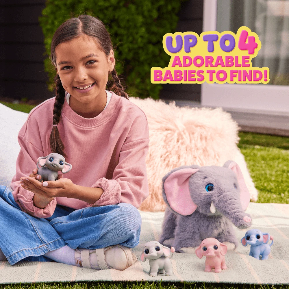 ZURU PETS ALIVE drambliukų mama su mažyliais