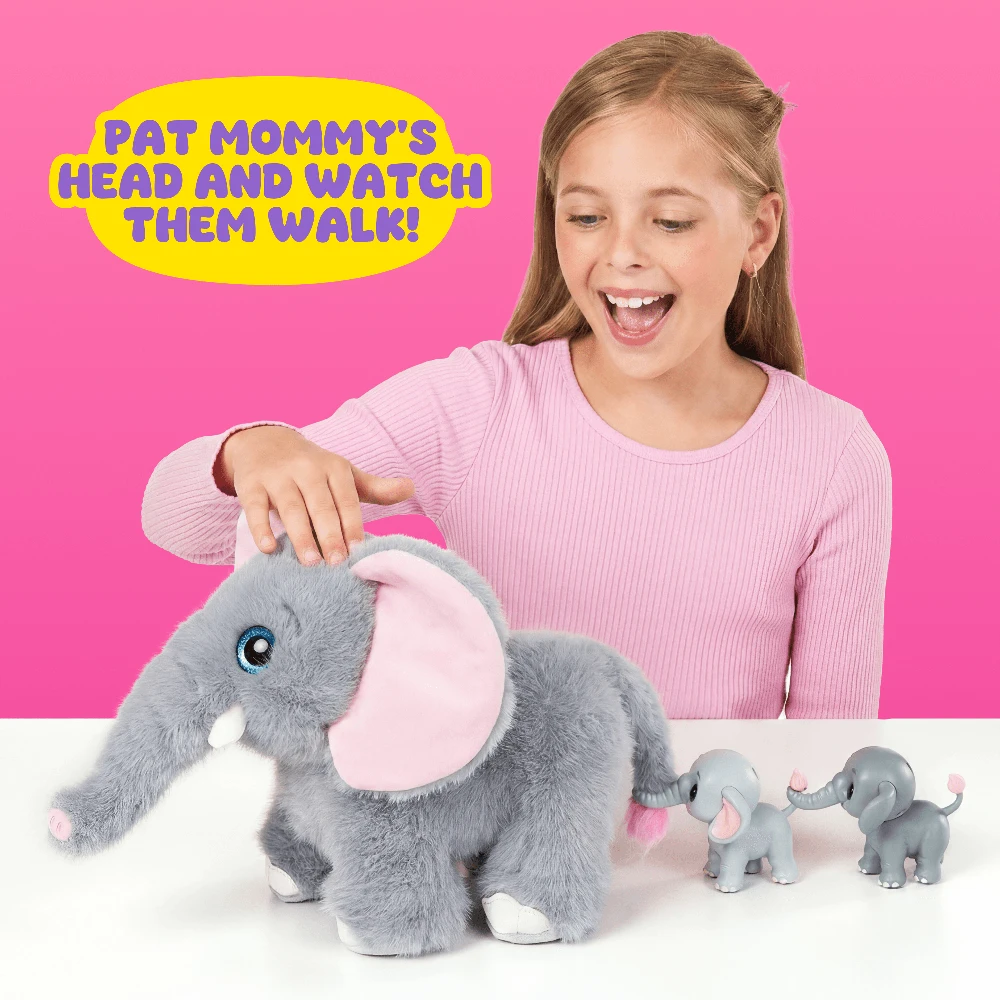 ZURU PETS ALIVE drambliukų mama su mažyliais