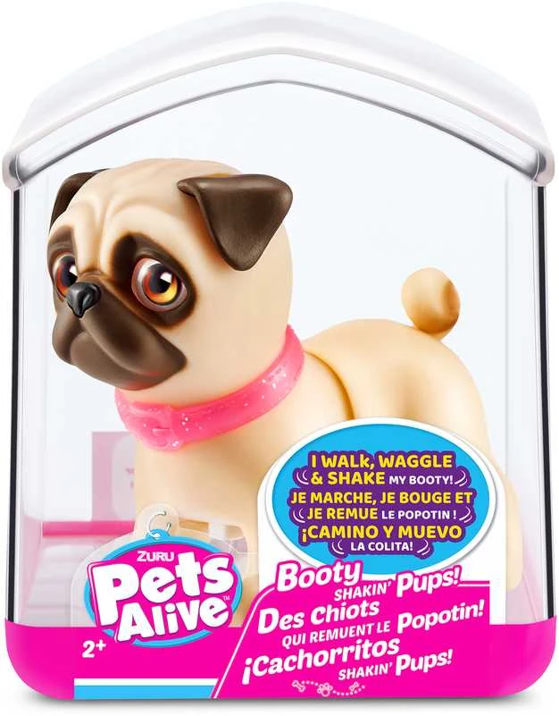 PETS ALIVE Interaktyvus užpakaliuką judinantis šuniukas
