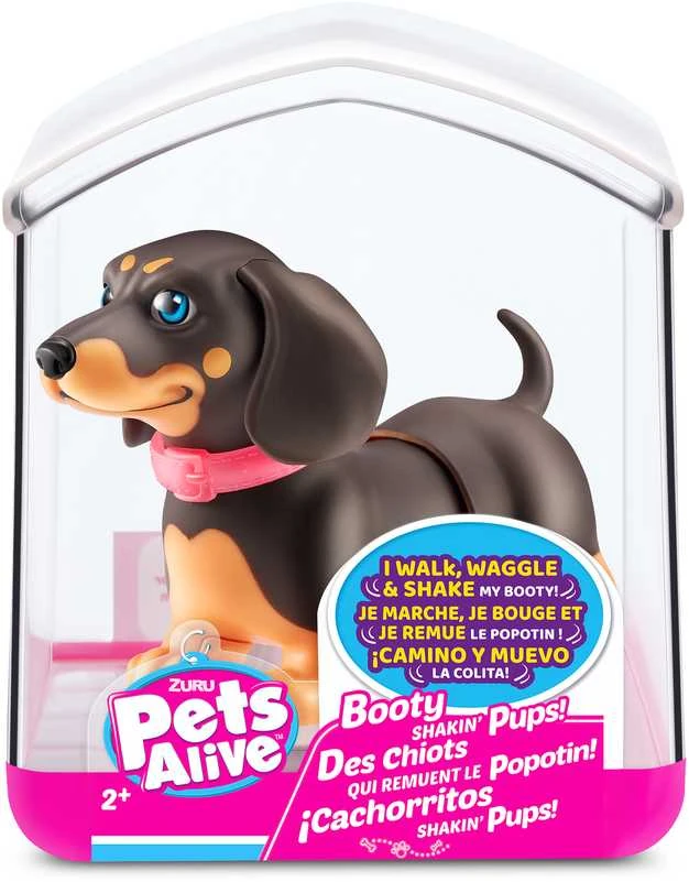 PETS ALIVE Interaktyvus užpakaliuką judinantis šuniukas