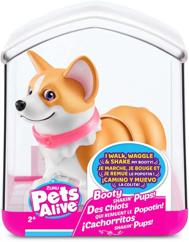 PETS ALIVE Interaktyvus užpakaliuką judinantis šuniukas