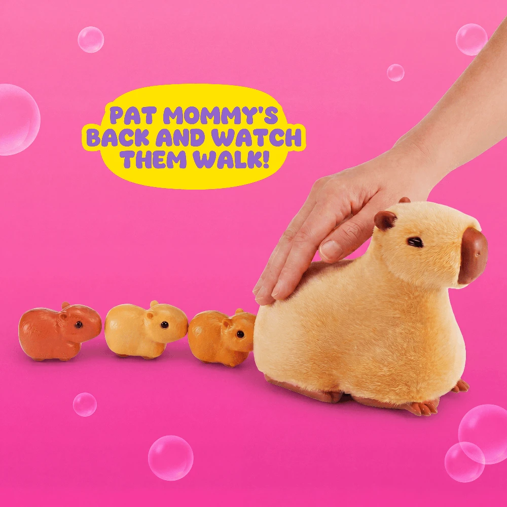ZURU PETS ALIVE kapibarų mama su mažyliais