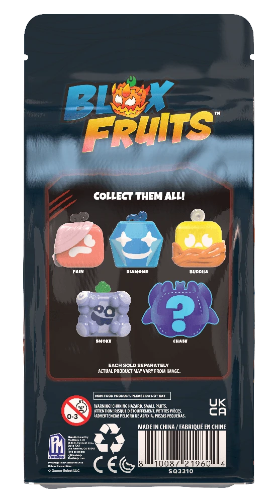 PHATMOJO BLOX FRUITS Squishy figūrėlės aklas pakelis