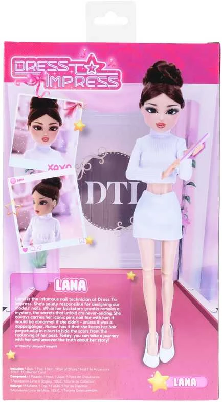 PHATMOJO DRESS TO IMPRESS Lėlė - Lana, 29 cm