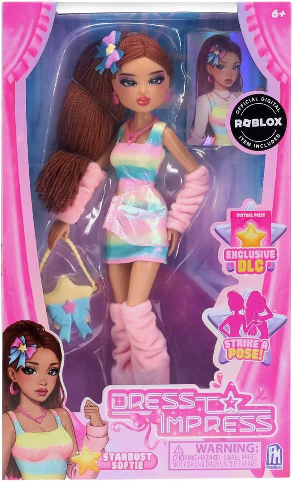 PHATMOJO DRESS TO IMPRESS Lėlė - Stardust Softie, 29 cm