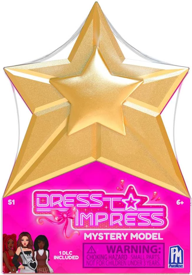 PHATMOJO DRESS TO IMPRESS Paslaptinga lėlė, 10 cm