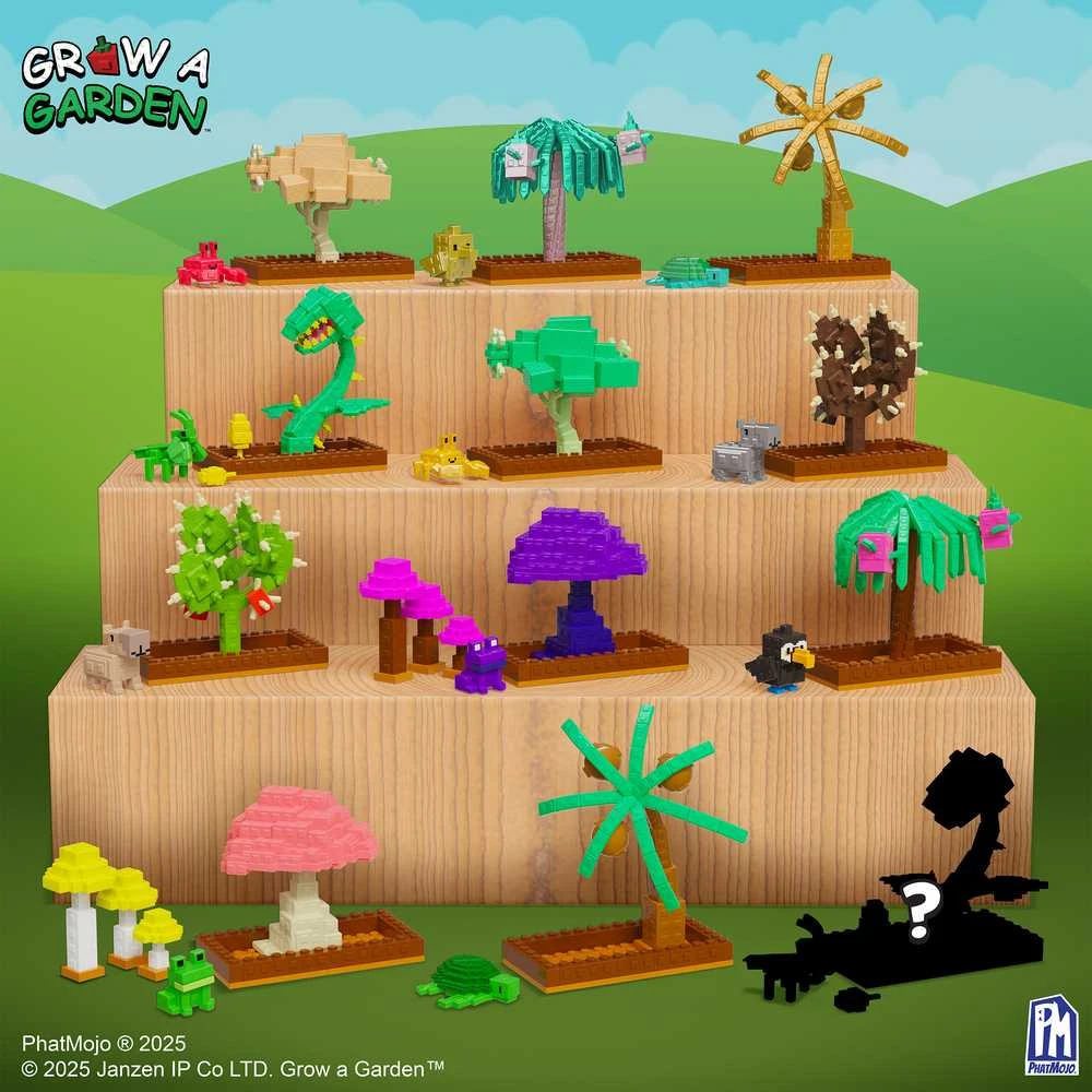 PHATMOJO GROW A GARDEN konstruktorius staigmena kapsulėje "Rare Crops"