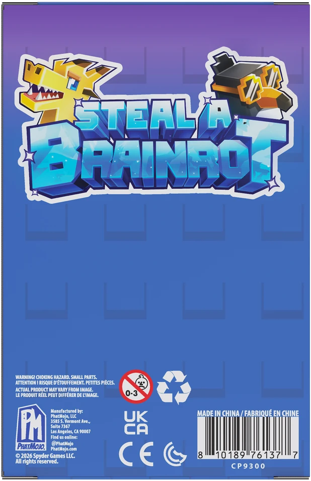 PHATMOJO STEAL A BRAINROT Minkštas žaislas staigmena