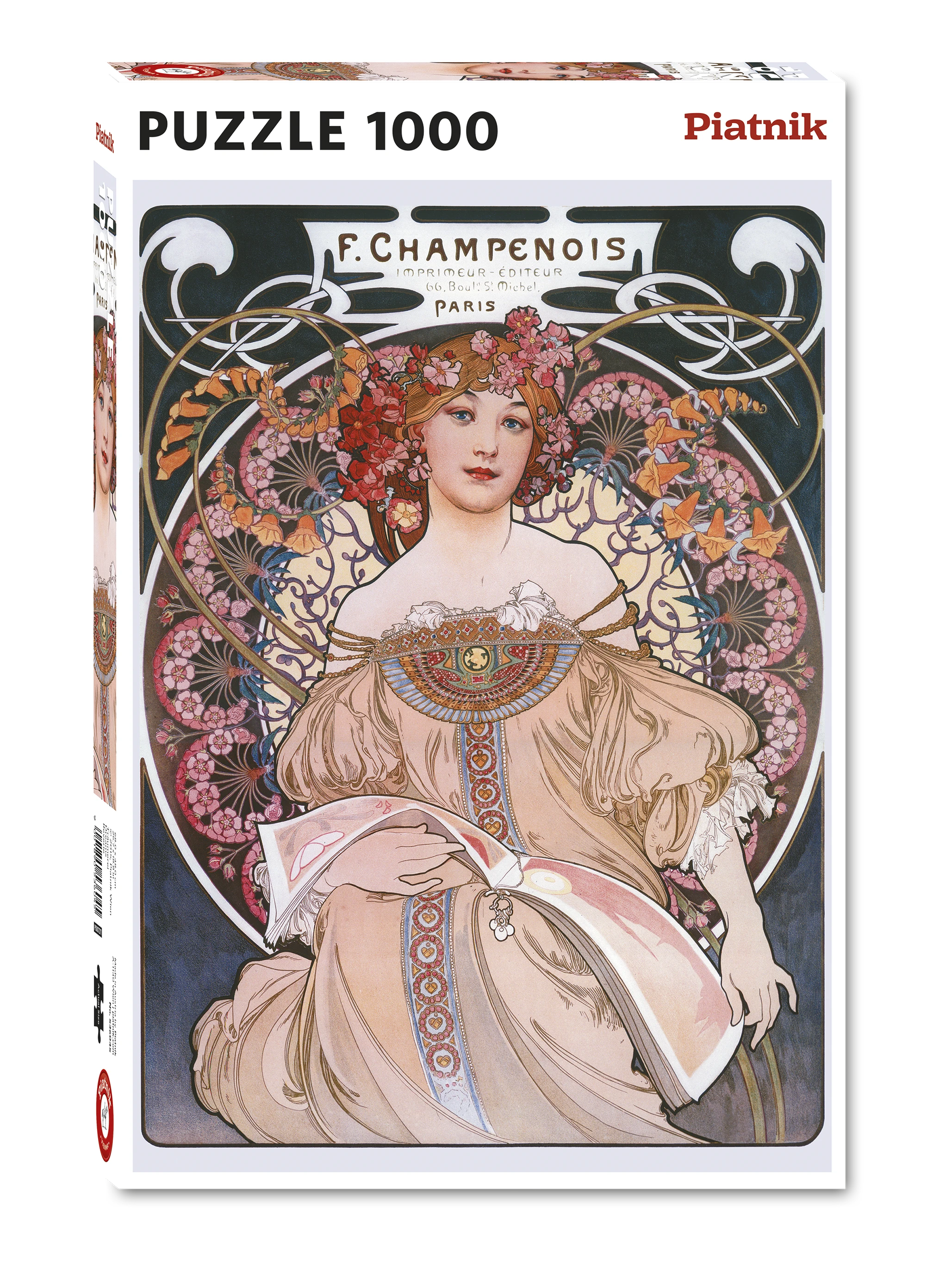PIATNIK Dėlionė 1000 vnt. - Alfonsas Mucha: Svajonės (Daydream)