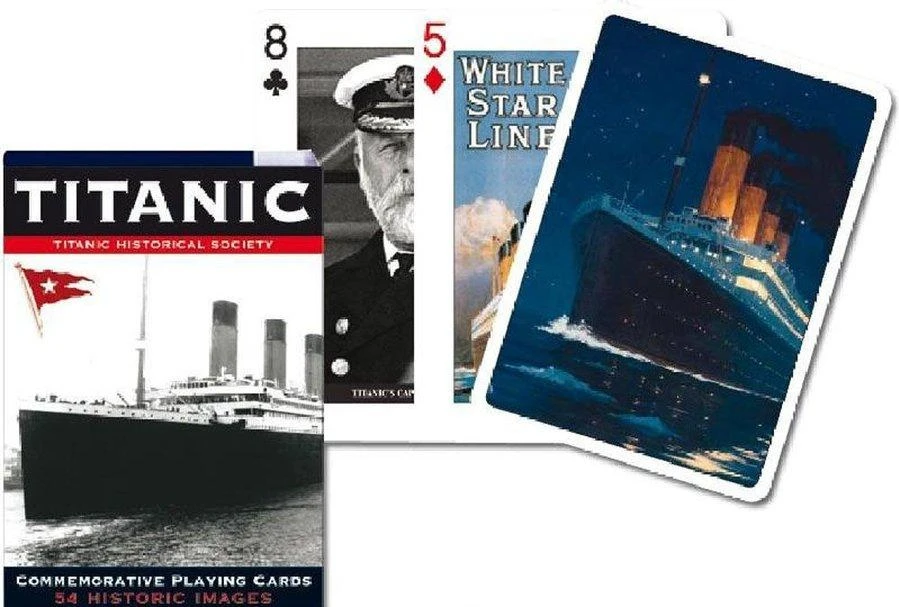 PIATNIK Žaidimo kortos „Titanic“