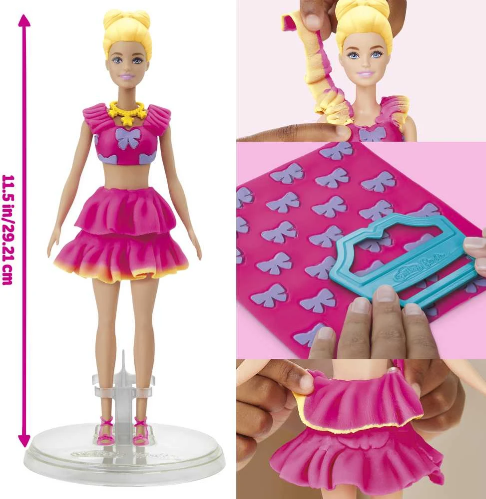 PLAY-DOH BARBIE žaidimų rinkinys Ruffles And Bows